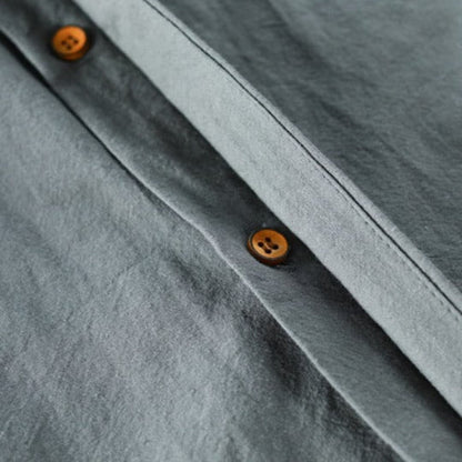 Camicia Uomo Collo Alto Manica Lunga