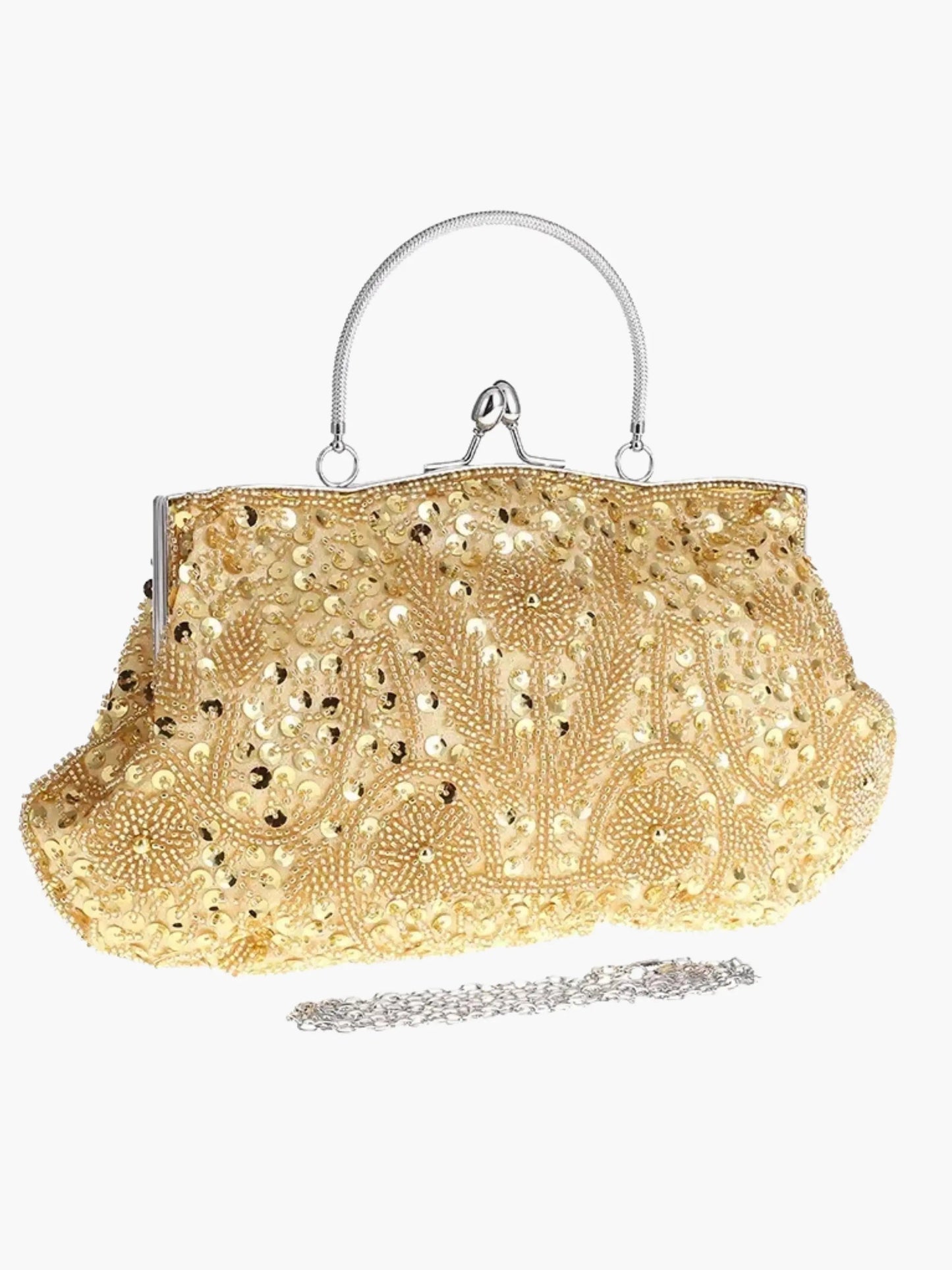 Borsa Donna Vintage Ricamata Stile Classico