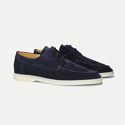 Mocassini Uomo in Pelle Scamosciata Bassa Casual