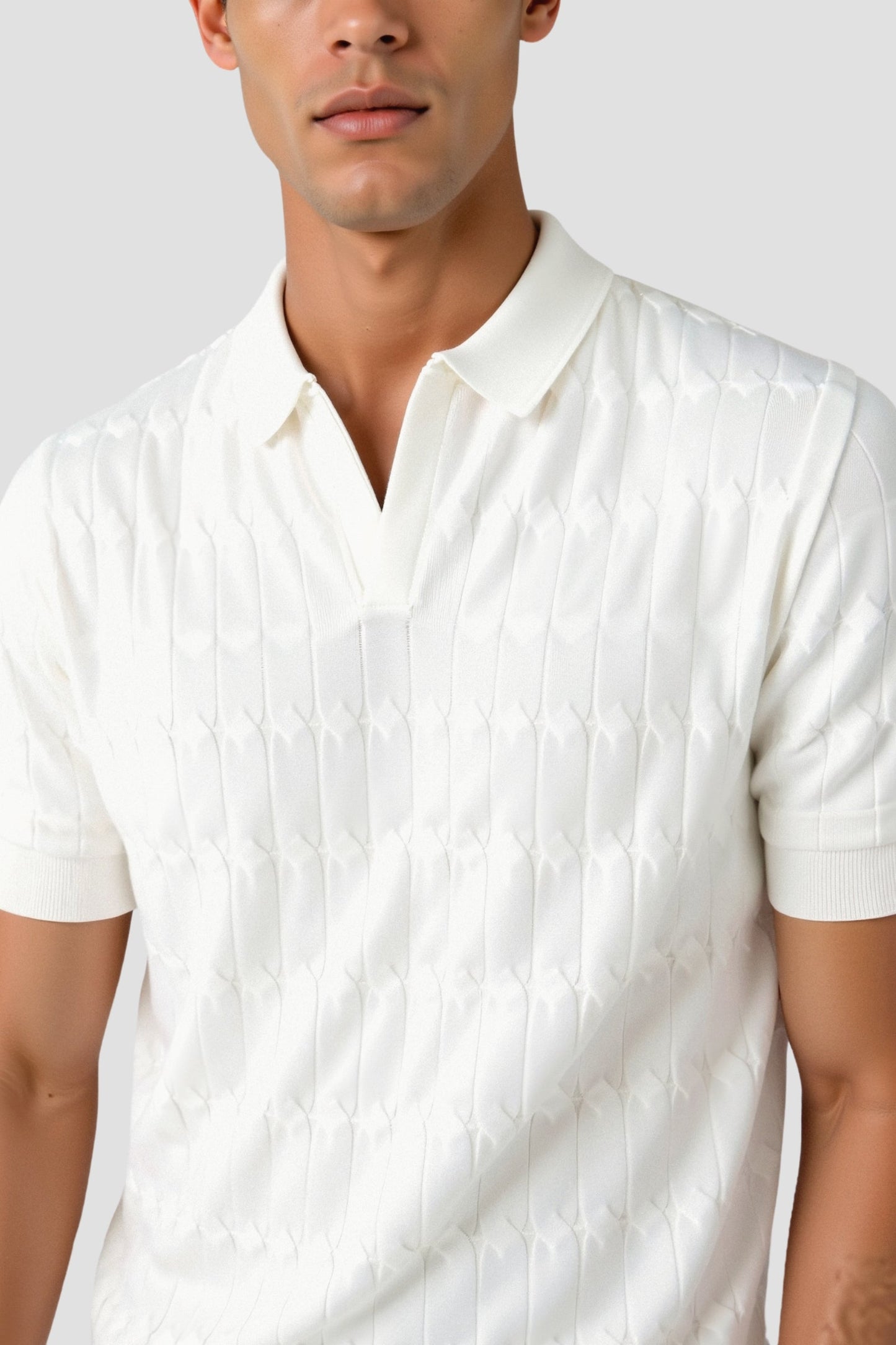 Polo Uomo Classica Tessuto Morbido Taglio Regular