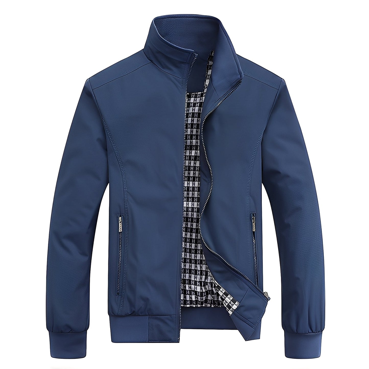 Giacca Uomo con Chiusura Lampo Moderna