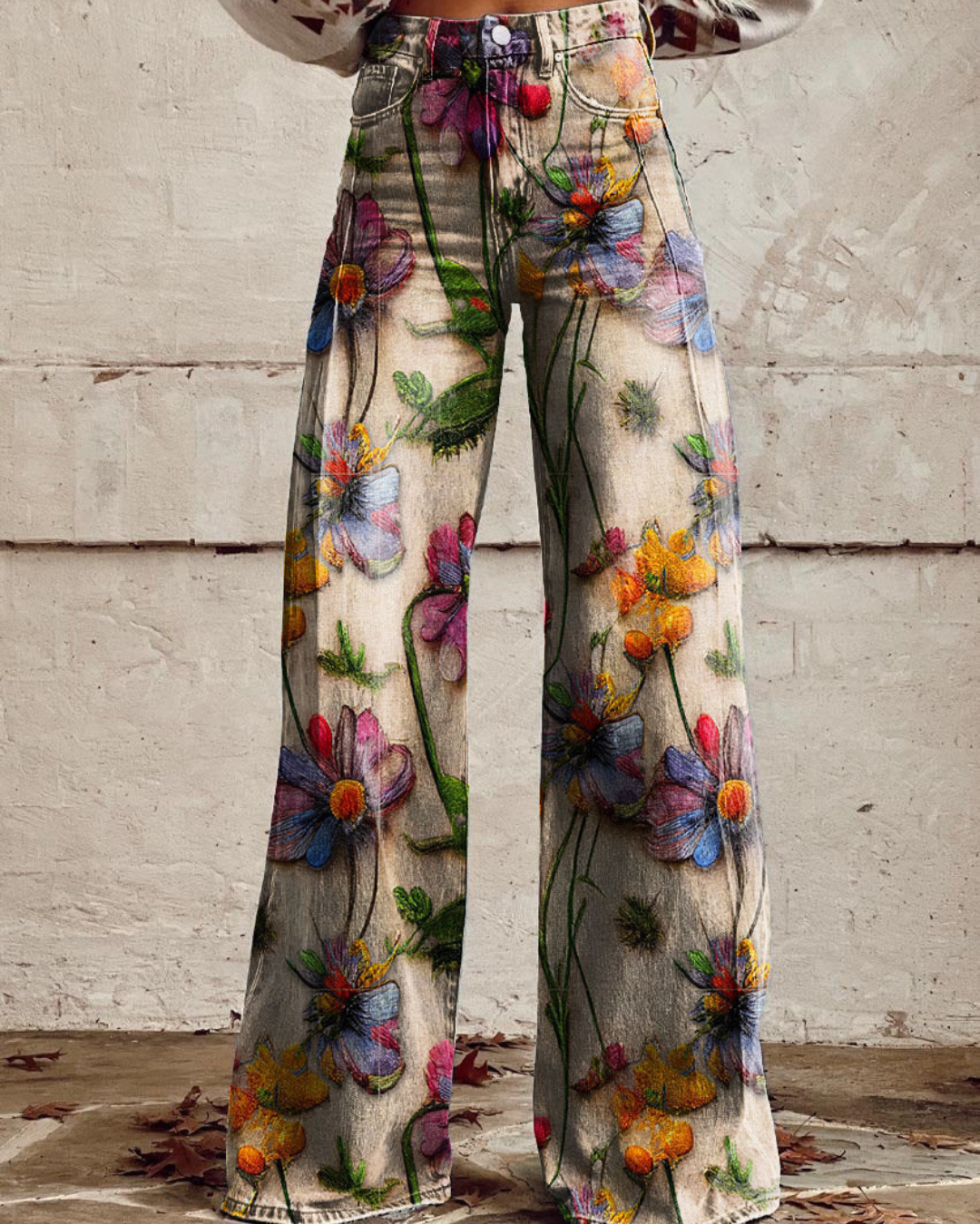 Pantaloni Baggy Donna Vestibilità Ampia