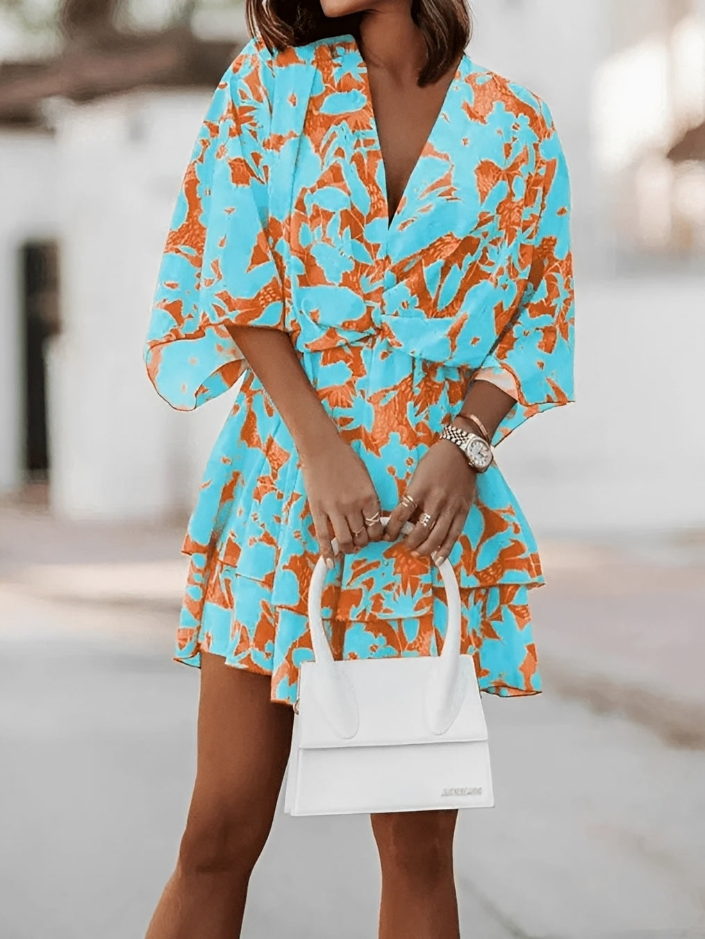 Abito Mini Donna Stile Elegante Vestibilità Comoda