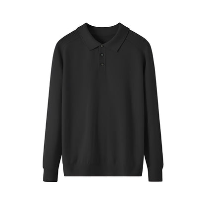 Maglione Uomo in Lana Collo a Risvolto