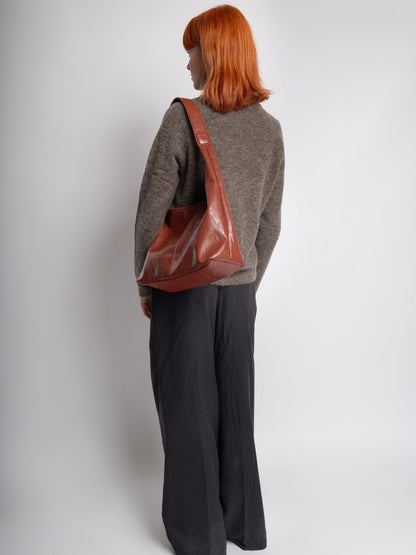 Borsa Tote Donna in Ecopelle Stile Vintage Capiente