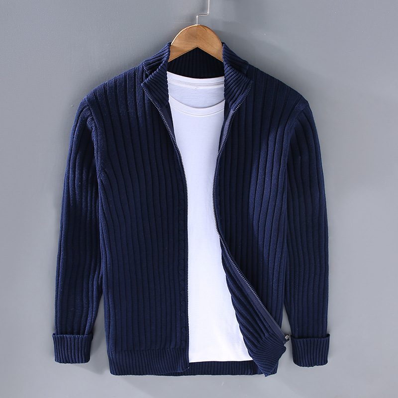 Cardigan Uomo in Cotone Maglia Comfort Regular