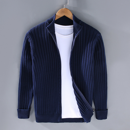 Cardigan Uomo in Cotone Maglia Comfort Regular