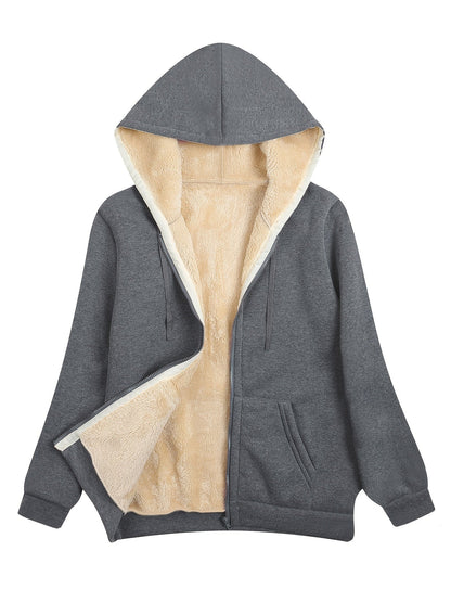 Giacca Donna con Zip Comoda Uso Quotidiano