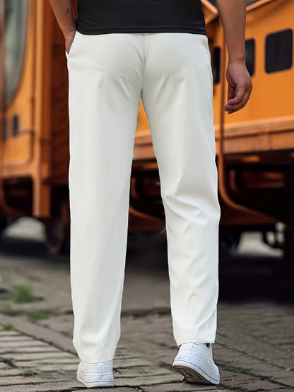 Pantaloni Jogging Uomo Comodi Vestibilità Regular