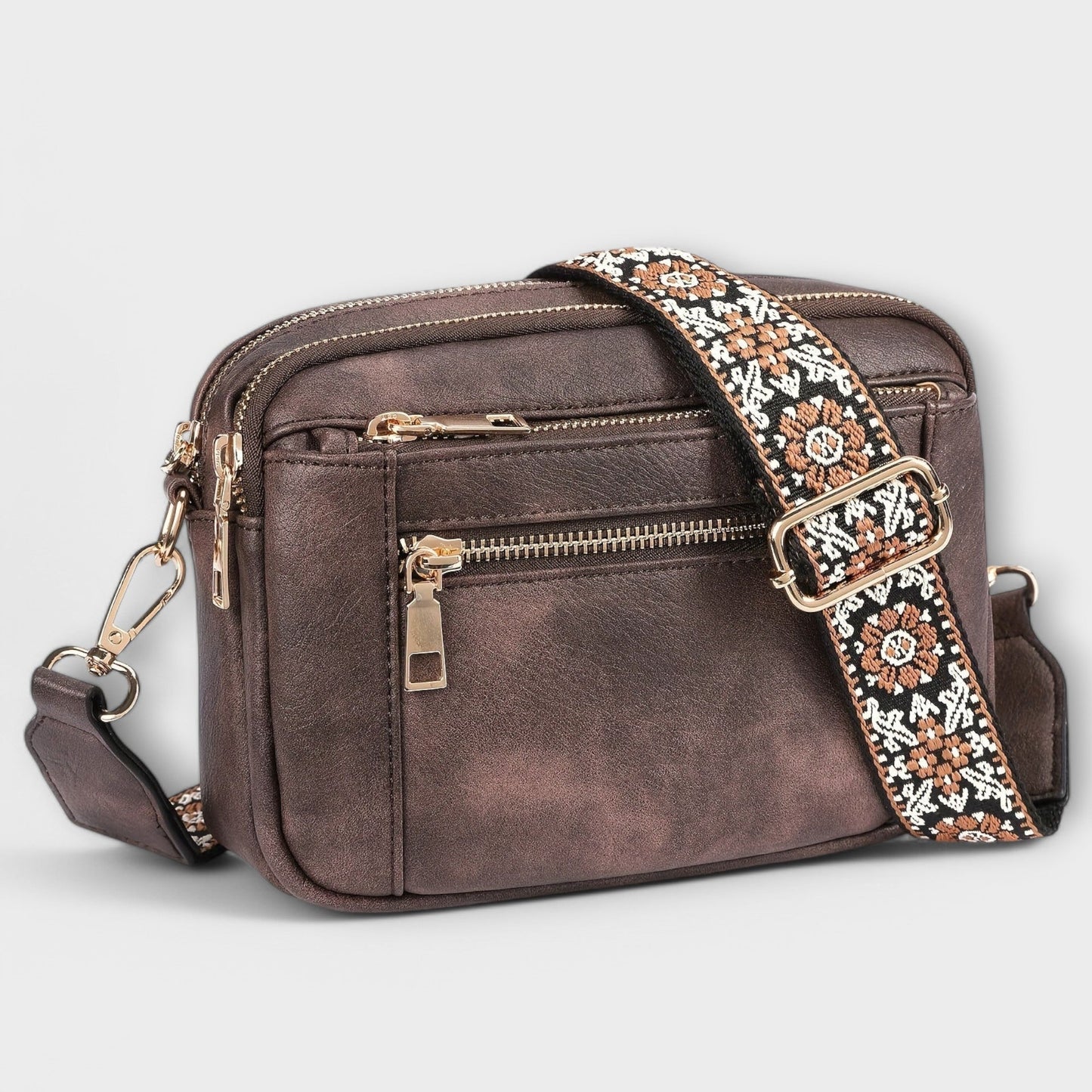 Borsa Tracolla Donna Design Compatto Cinturino Regolabile