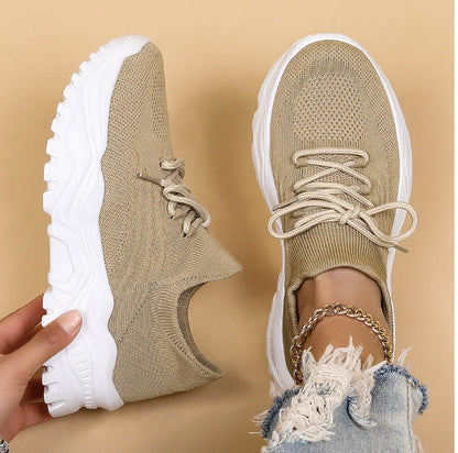 Sneaker Donna Estive Traspiranti Plateau