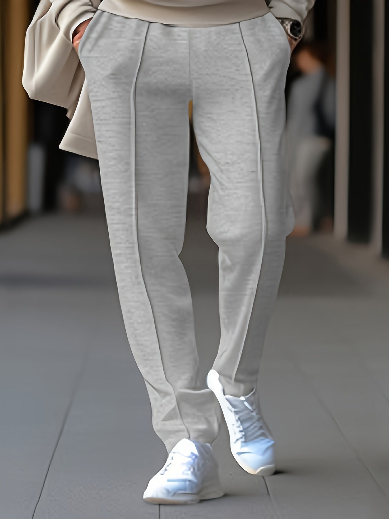 Pantaloni Uomo Casual Comodi Vestibilità Regolare