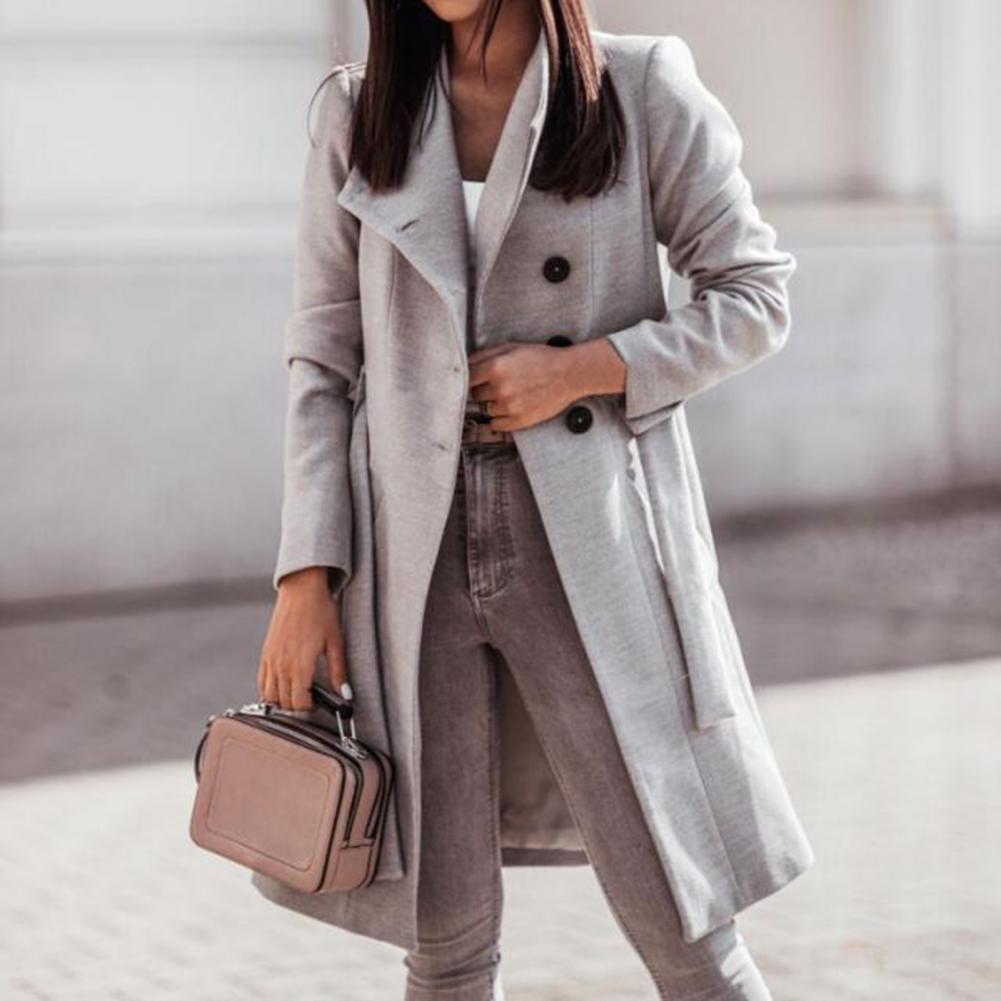 Trenchcoat Donna Classico Doppia Chiusura con Fiocco