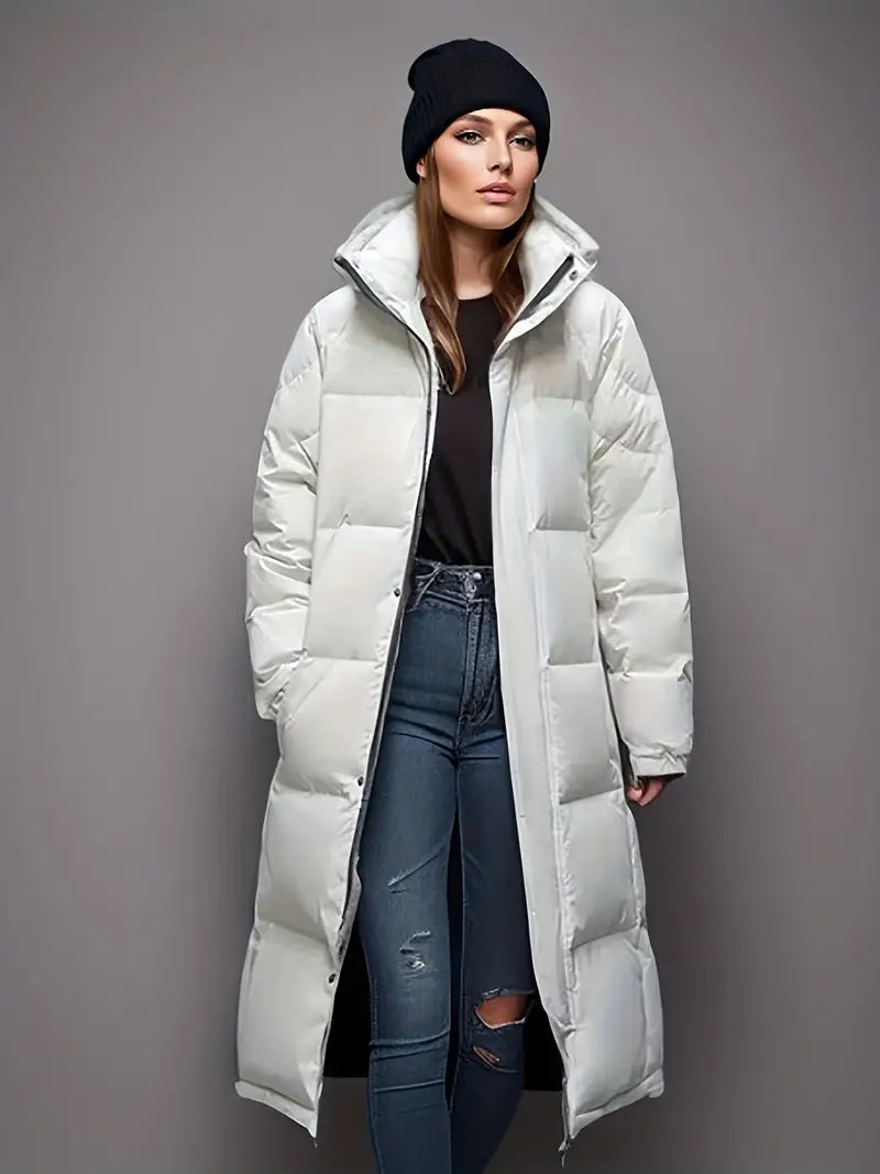 Parka Donna Invernale Imbottito Caldo Stile Classico