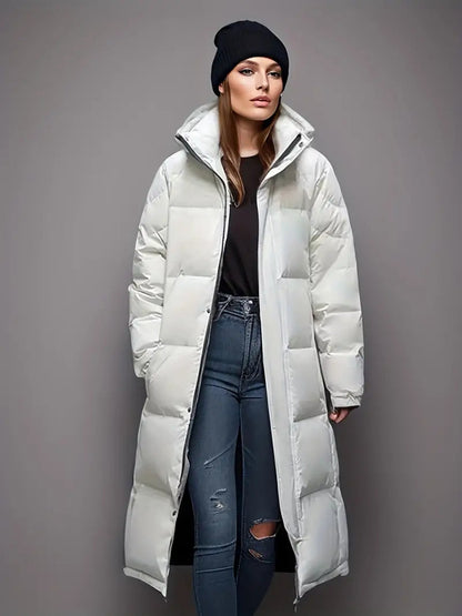 Parka Donna Invernale Imbottito Caldo Stile Classico