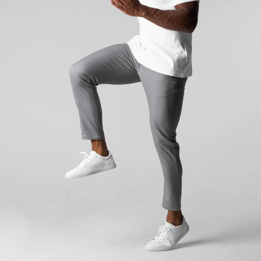 Pantaloni Chino Uomo Slim Fit Elastici Eleganti