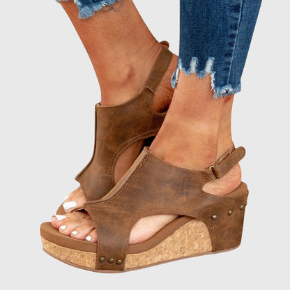 Sandali Donna Orthopedici con Zeppa Platform