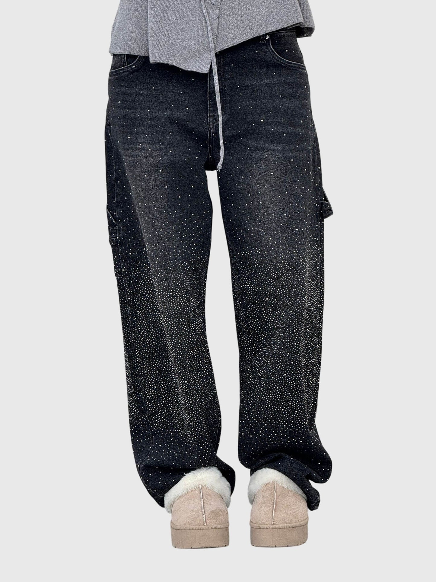 Jeans Donna Lucidi Tessuto Denim Slim Fit