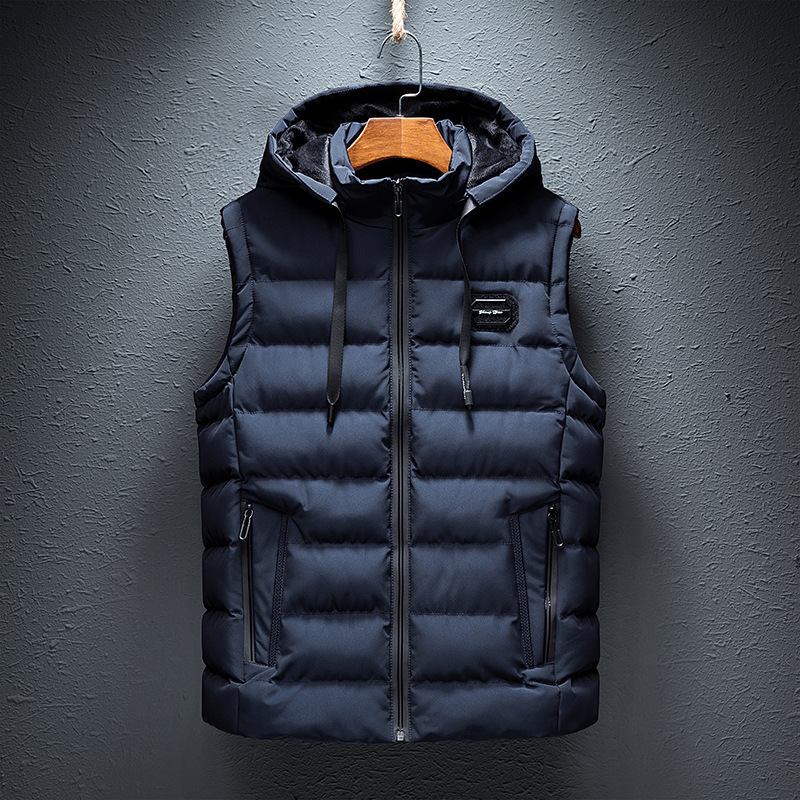Gilet Uomo Trapuntato con Cappuccio - Brentozzi