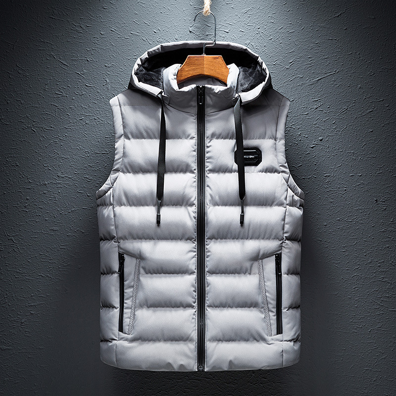 Gilet Uomo Trapuntato con Cappuccio