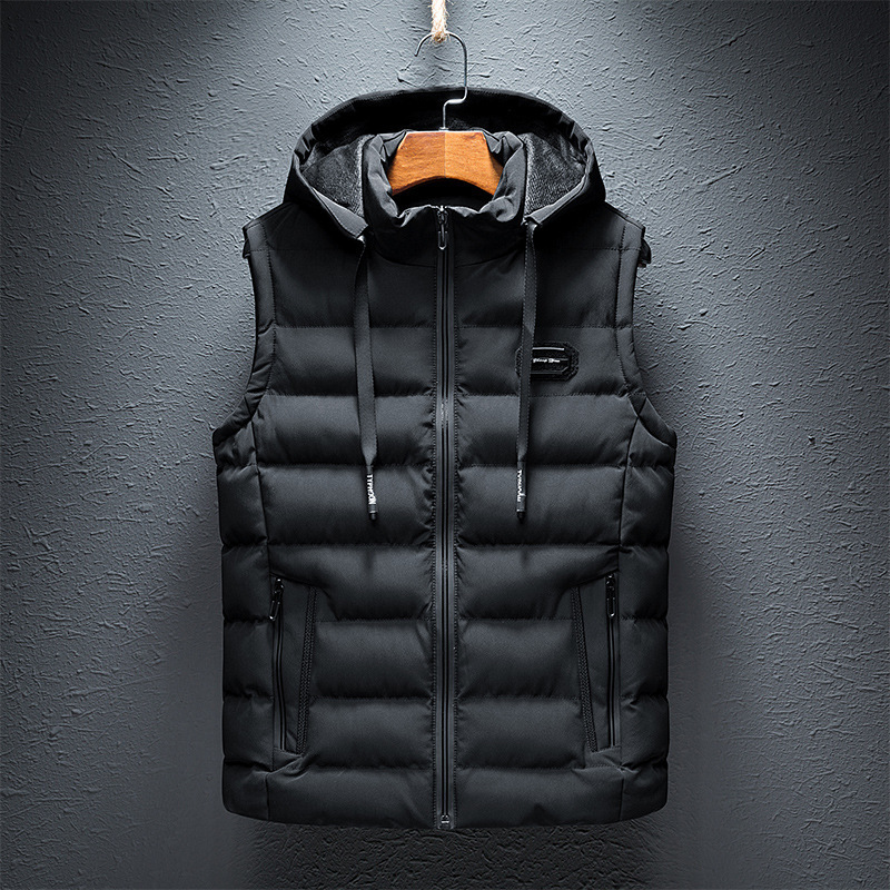 Gilet Uomo Trapuntato con Cappuccio