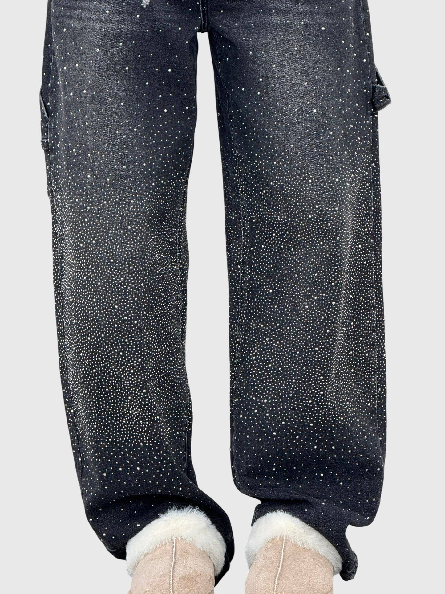 Jeans Donna Lucidi Tessuto Denim Slim Fit