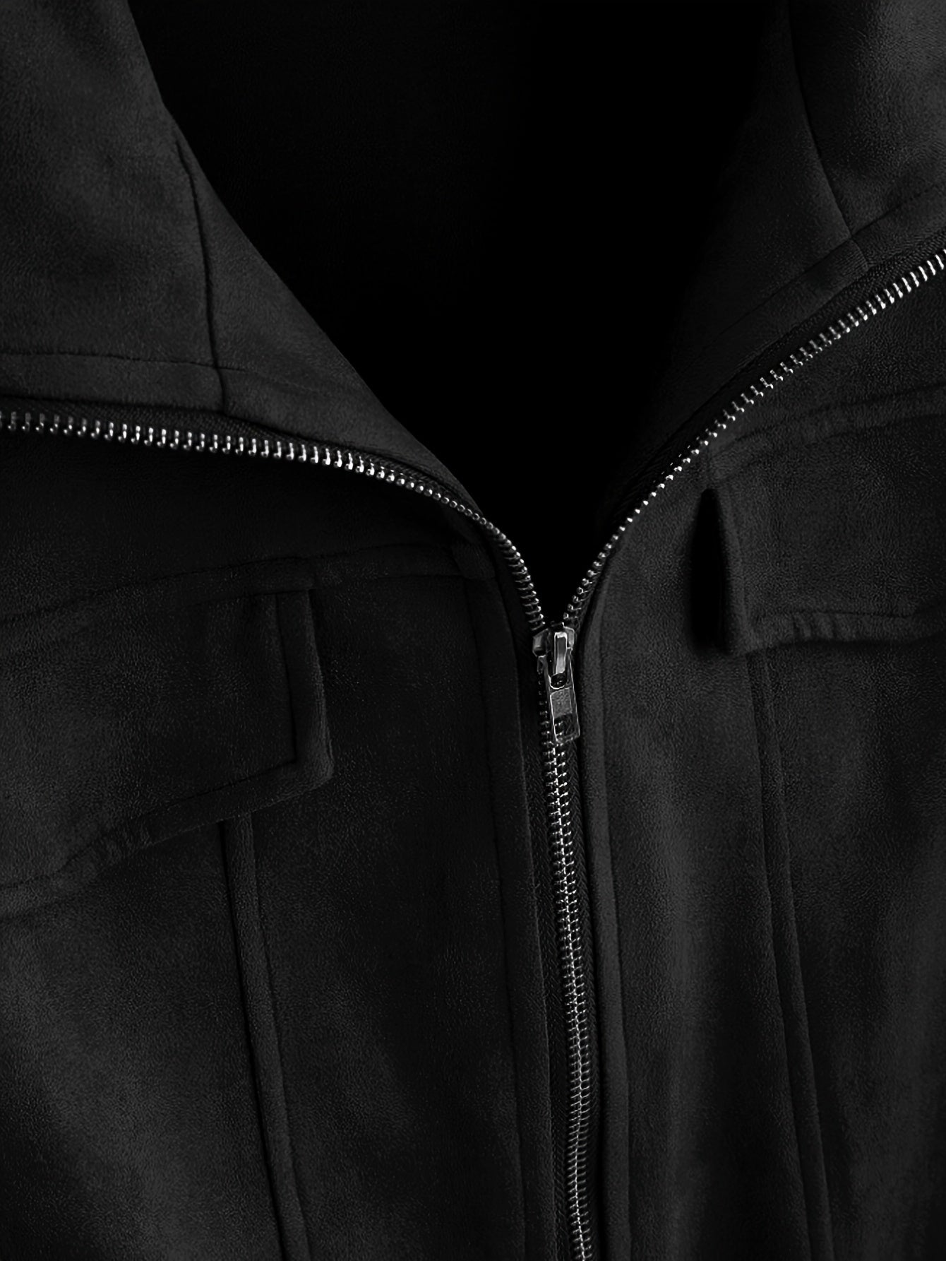 Giacca Invernale Uomo Casual con Zip e Collo Alto