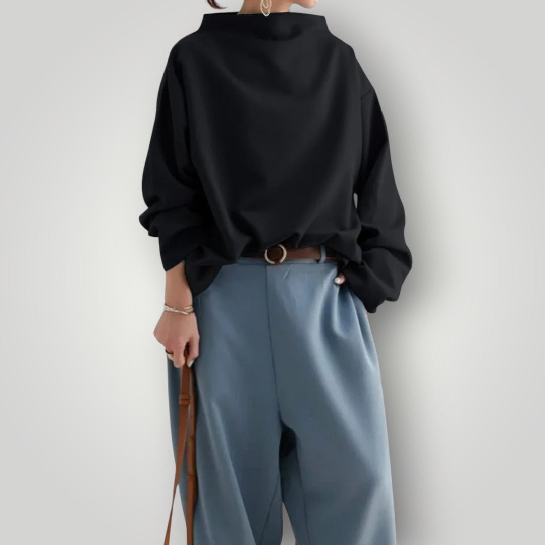 Maglione Donna Dolcevita Elegante Slim Fit