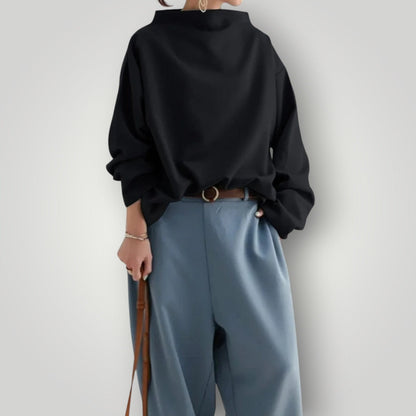 Maglione Donna Dolcevita Elegante Slim Fit