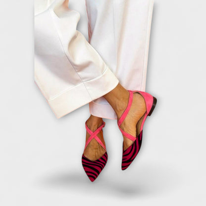 Ballerine Donna in Tessuto Elastico Comfort