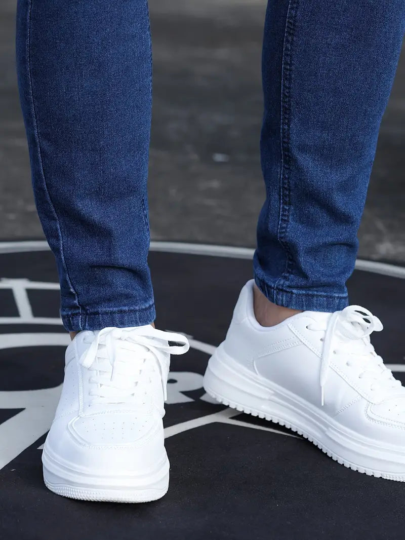 Jeans Skinny Uomo in Denim Stretch Comfort Fit