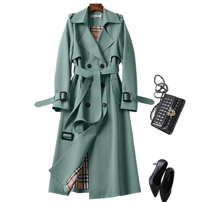 Trenchcoat Donna Leggero Classico Stile Elegante