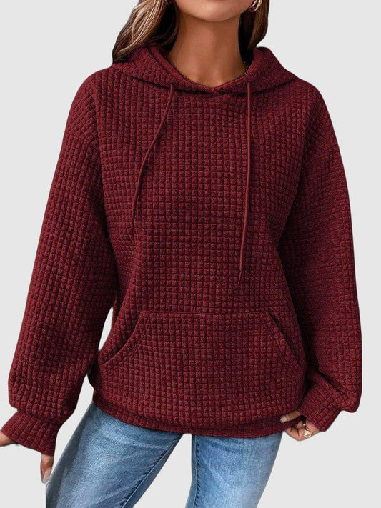 Felpa Donna in Maglia a Nido dApe Comoda Casual - Brentozzi