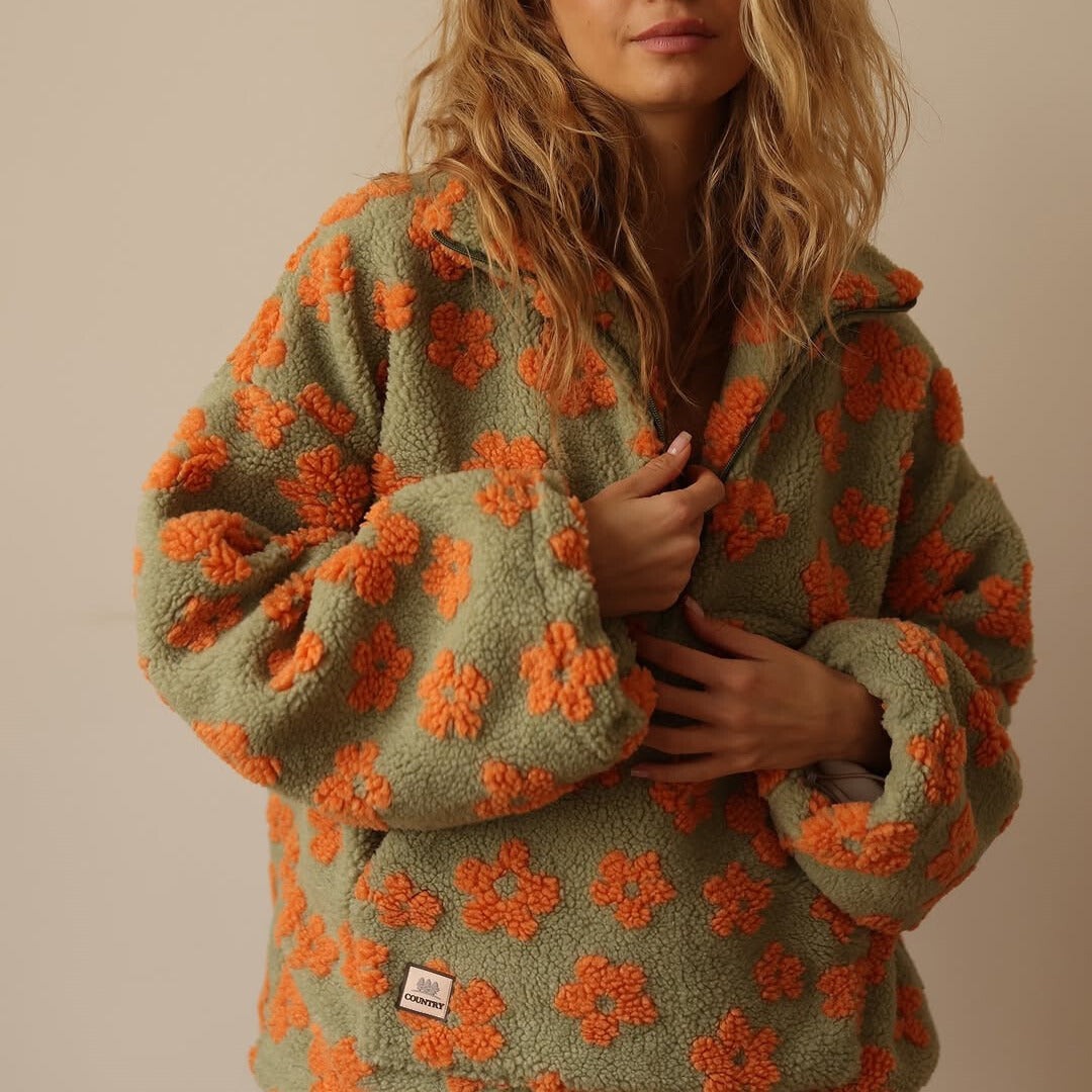 Felpa Unisex in Pile Morbido Regular Fit