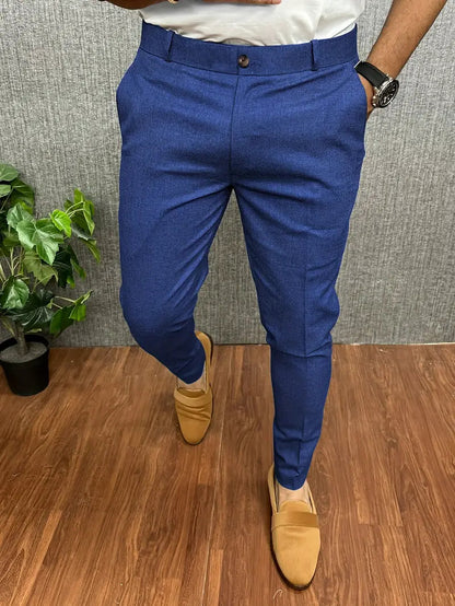 Pantaloni Uomo Mezzo Formali Taglio Classico