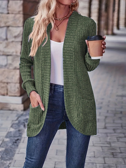 Felpa Donna in Maglia Fleece Manica Lunga Casual