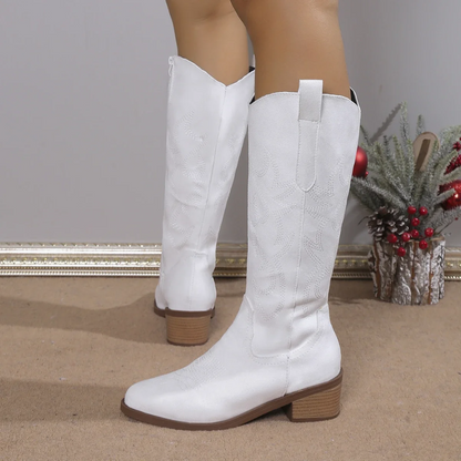 Stivali Cowboy Donna in Denim Classici