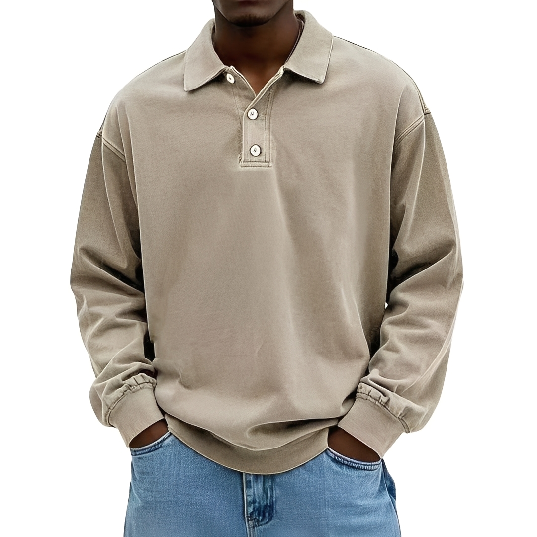 Polo Uomo Vintage Manica Lunga Classica - Brentozzi