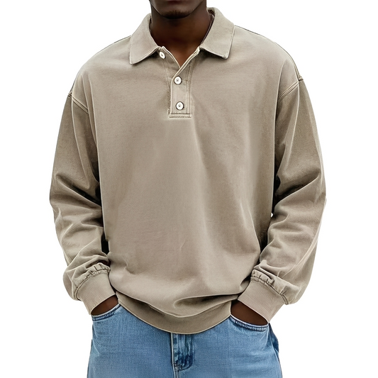 Polo Uomo Vintage Manica Lunga Classica - Brentozzi