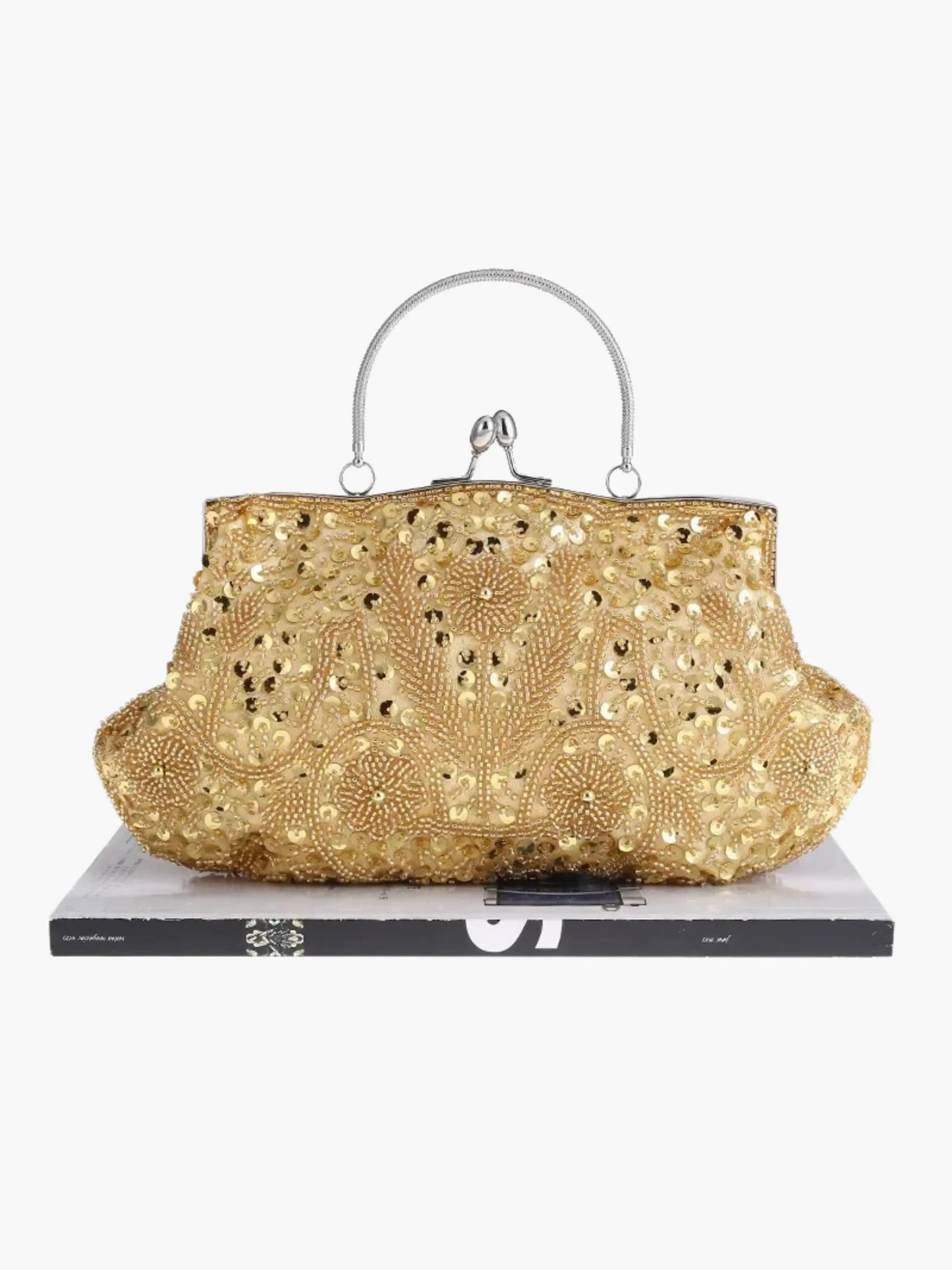 Borsa Donna Vintage Ricamata Stile Classico