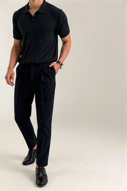Polo Uomo Cotone Manica Corta Stile Classico Elegante