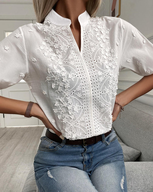 Blusa Donna Maniche Larghe Stile Modaiolo - Brentozzi