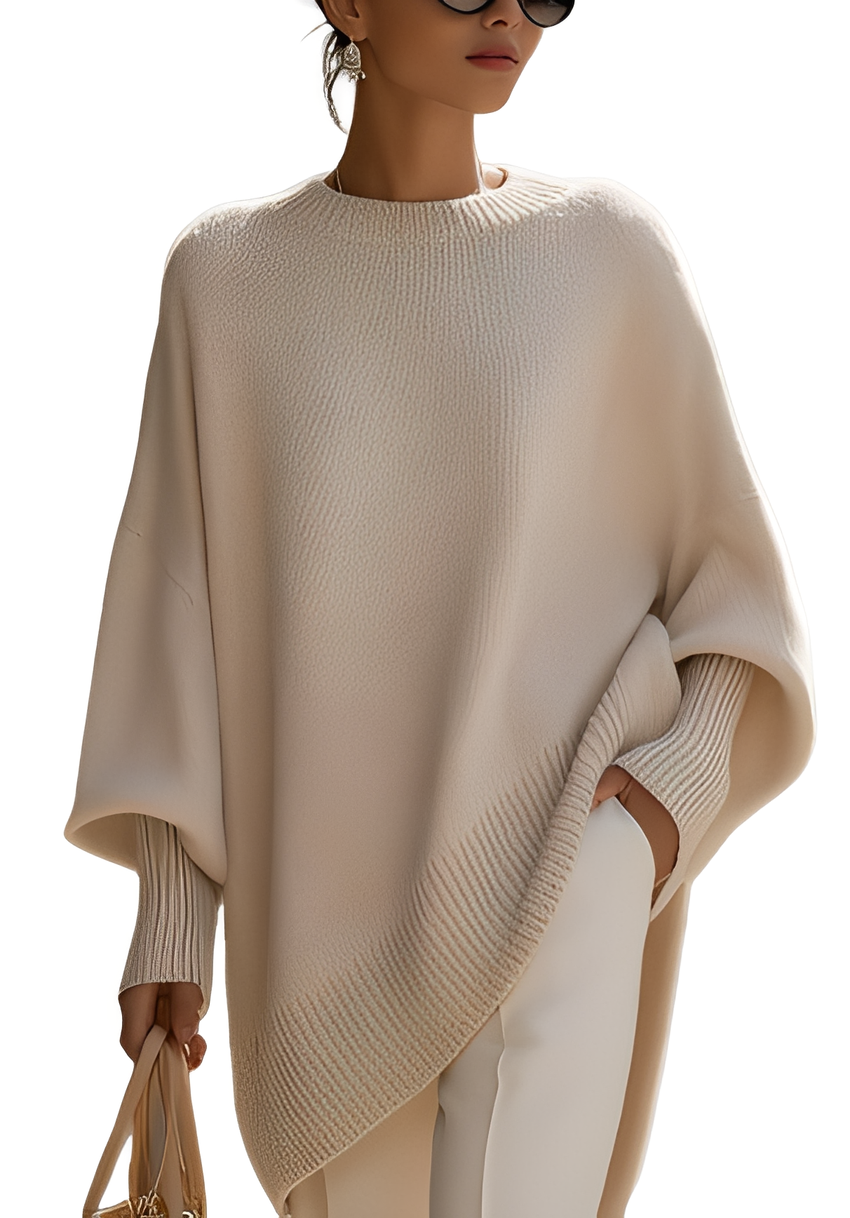 Maglione Oversize Donna Stile Modaiolo Morbido - Brentozzi