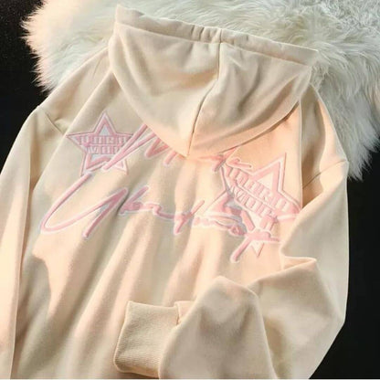 Felpa Oversize Donna con Stampa Comoda Streetwear