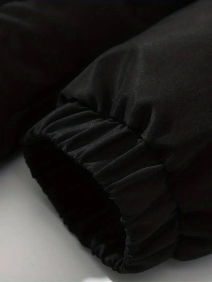 Giacca Uomo Imbottita Piuma con Chiusura Zip Calda