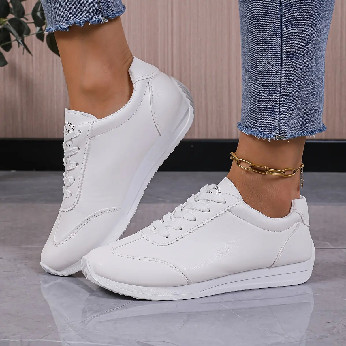 Sneaker Donna Comode Tessuto Traspirante