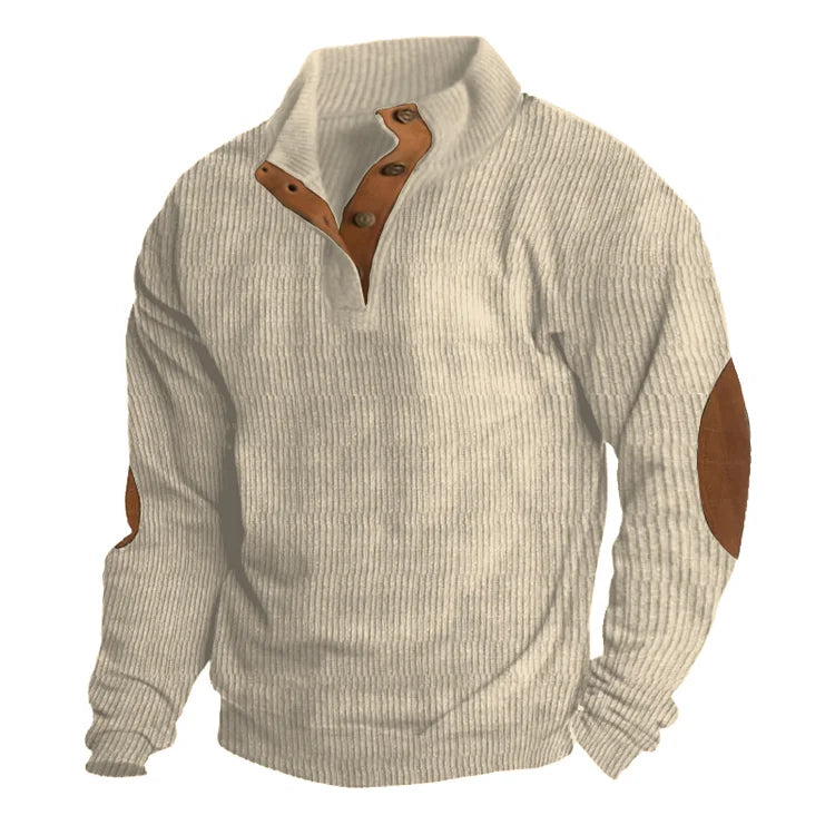 Maglione Uomo Manica Lunga Caldo e Confortevole Autunno Inverno