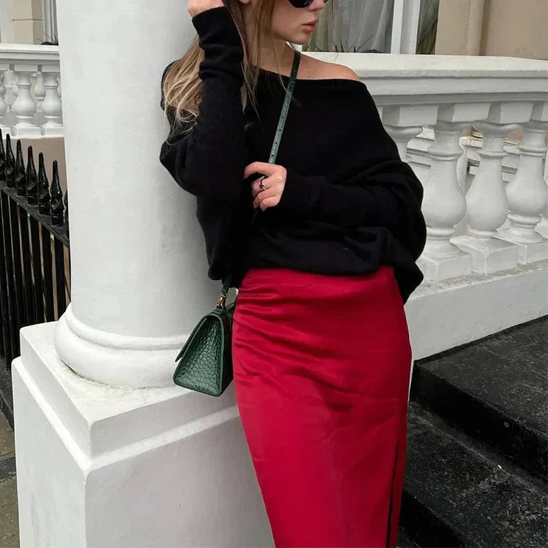 Maglione Donna Classico Moderno Vestibilità Comoda Autunnale