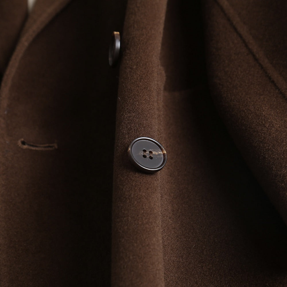 Cappotto Donna Lana Doppiopetto Classico