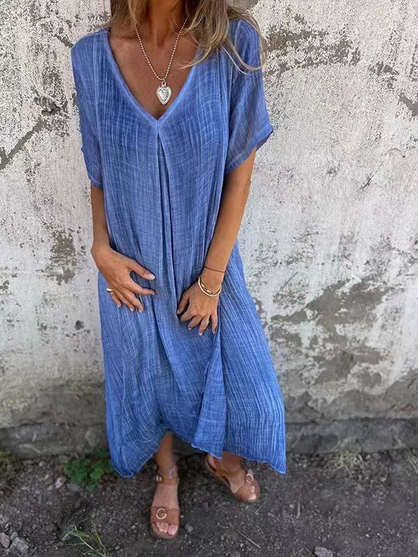 Abito Donna Svasato Traspirante Taglio Comodo